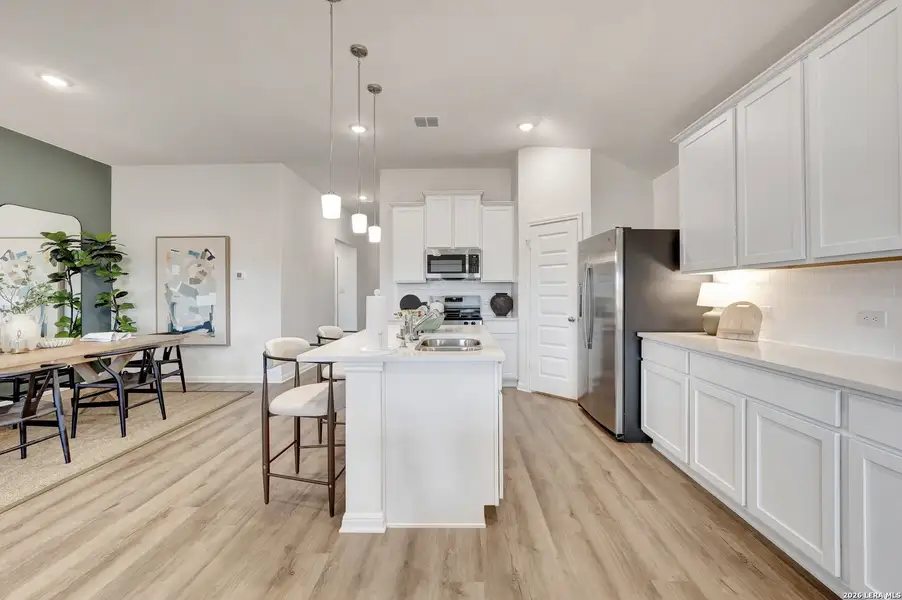 Furnished interior view inside a new home in Verano Farms, San Antonio (Image 9).