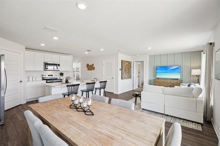 Furnished interior view inside a new home in Leoma's Landing, Lake Wales (Image 28).