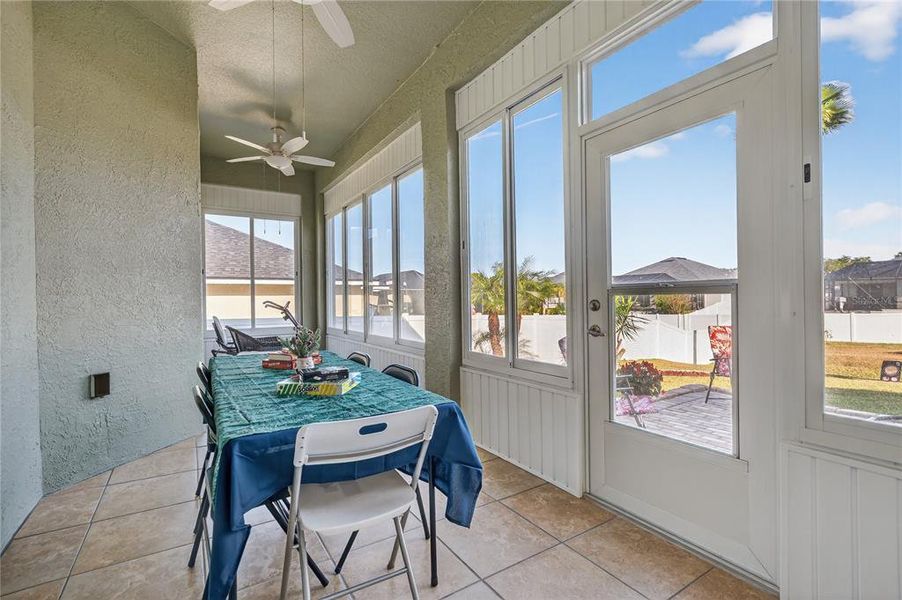 Exterior details and patio area of a home in , Lakeland (Image 2). Exterior details and patio area of a home in , Lakeland (Image 2).