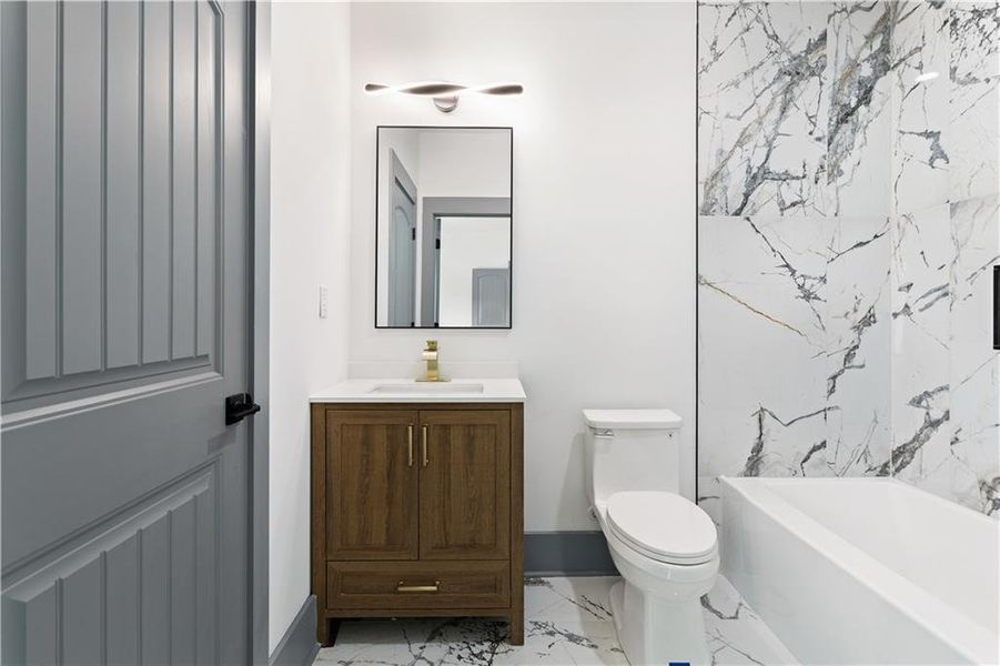 Furnished interior view inside a new home in , Decatur (Image 16).