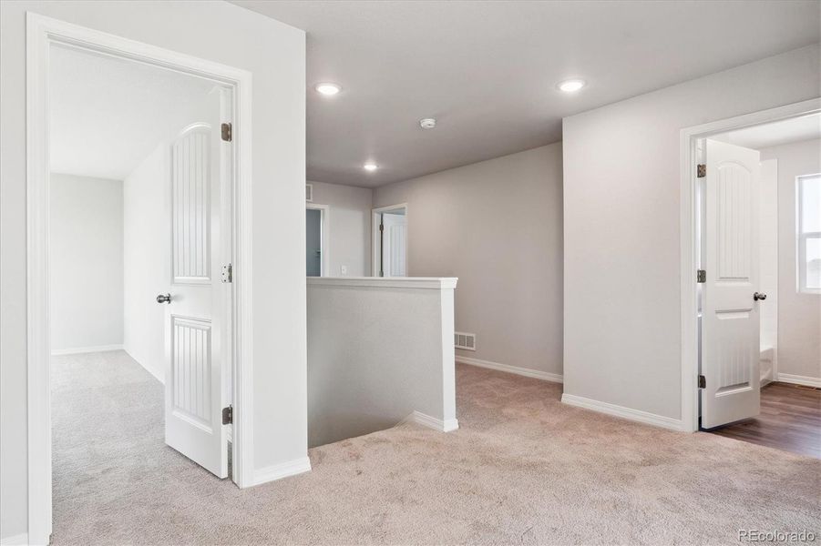 Spacious, unfurnished interior of a new home in Bradley Heights, Colorado Springs (Image 11).