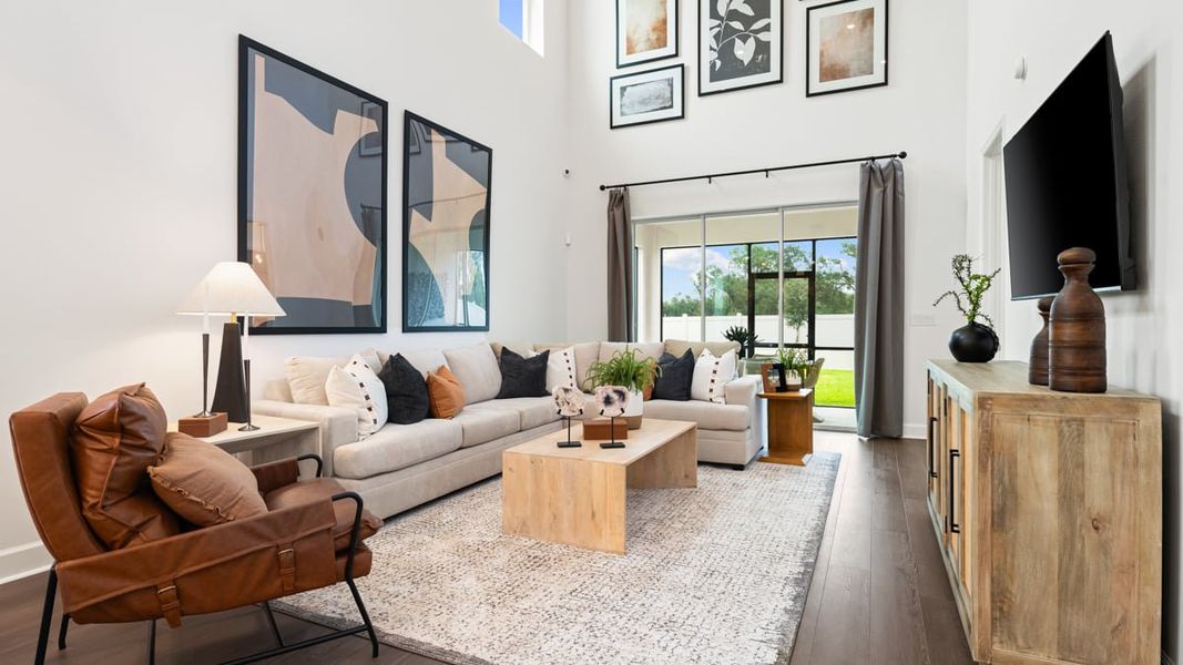 Representative furnished interior of a home built from the Anastasia by Taylor Morrison in Hillcrest, San Antonio (Image 8).