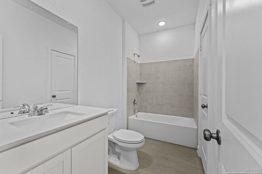 Furnished interior view inside a new home in Voss Farms: Coastline Collection, New Braunfels (Image 7).