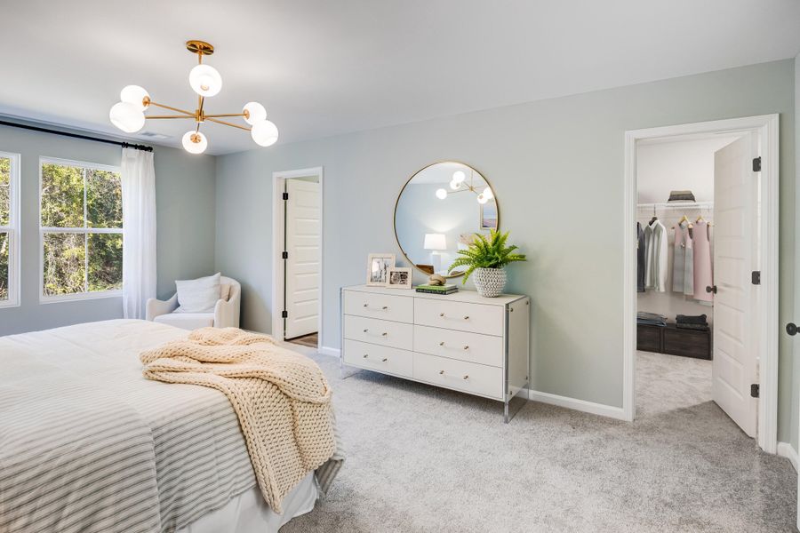Furnished interior view inside a new home in , Summerville (Image 5).