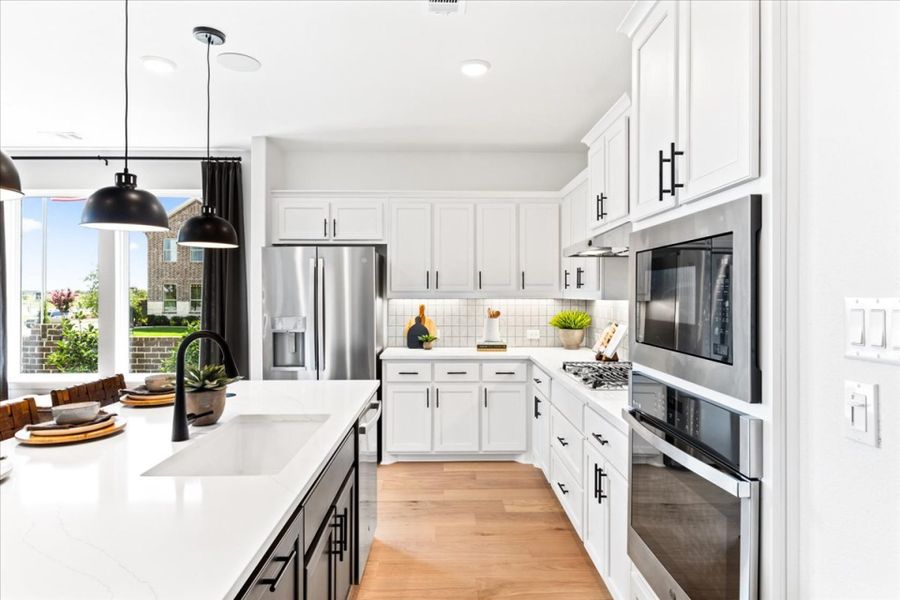Furnished interior view inside a new home in La Terra at Uptown Celina, Celina (Image 9).