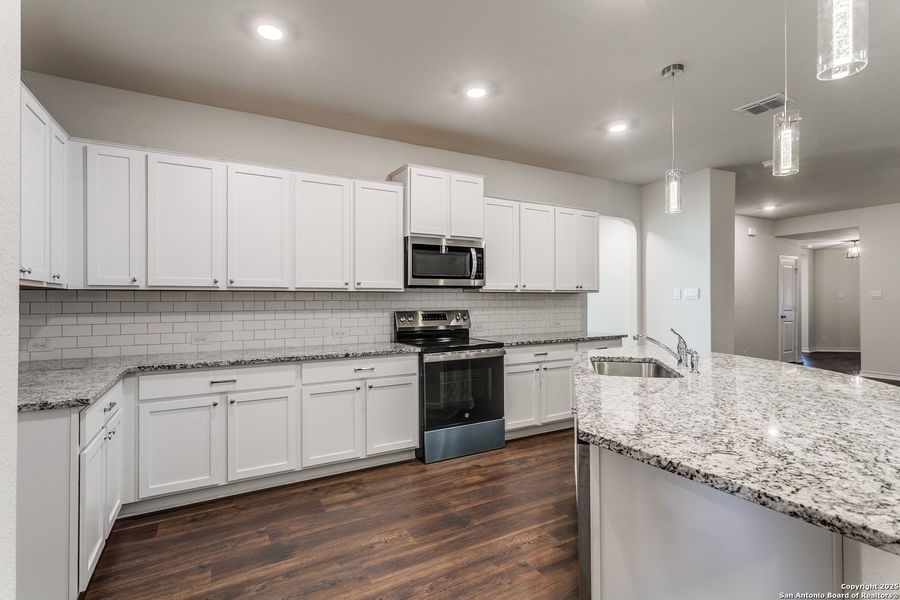 Furnished interior view inside a new home in The Canyons at Amhurst, San Antonio (Image 7).