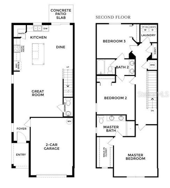 2D floor plan layout of this home in , Lakeland, FL (Image 3).