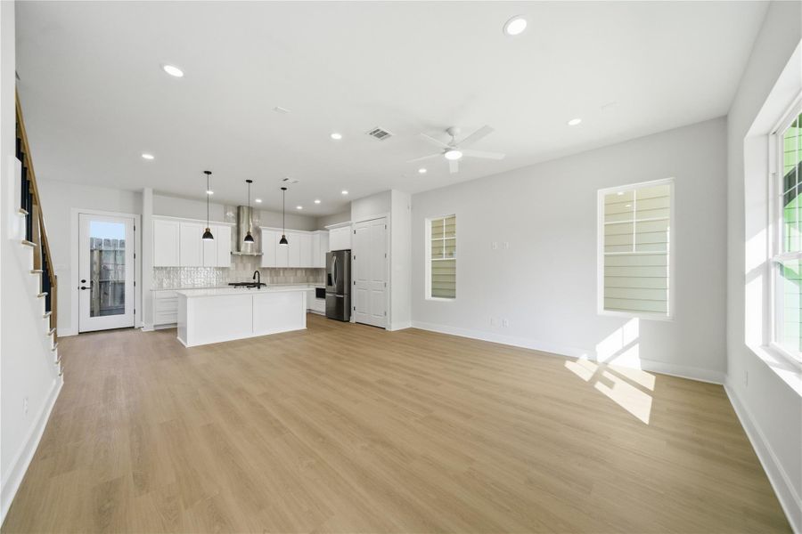 Spacious, unfurnished interior of a new home in , Houston (Image 11). Spacious, unfurnished interior of a new home in , Houston (Image 11).