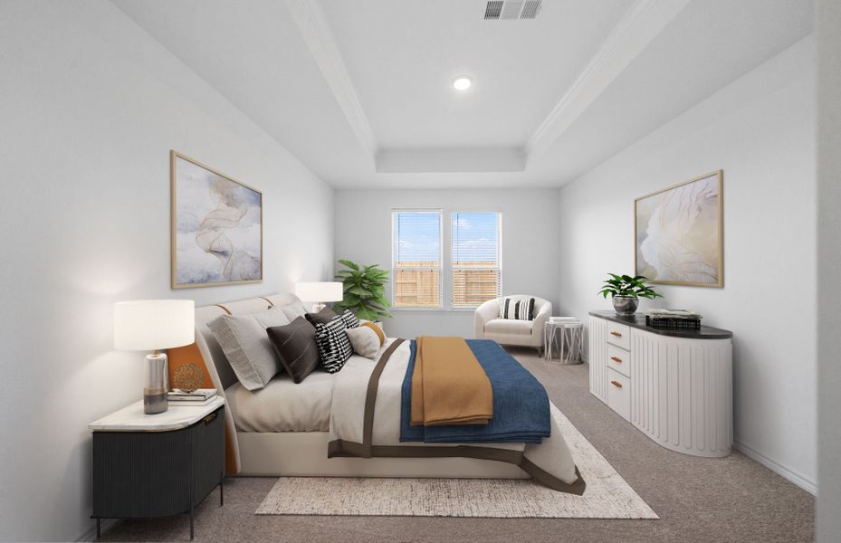 Virtually Staged Owner's Suite