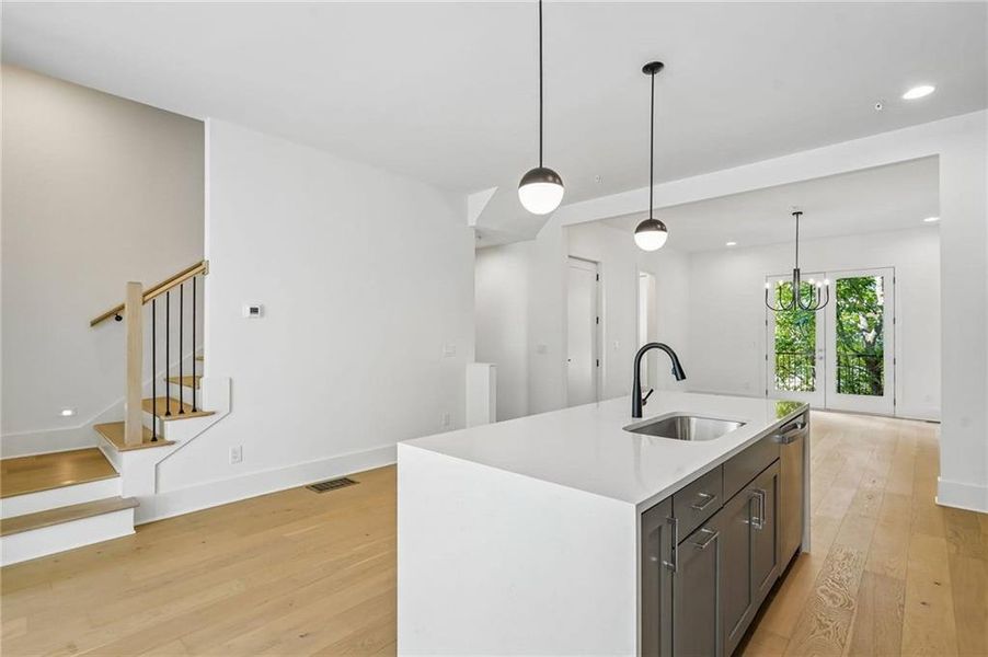 Furnished interior view inside a new home in , Decatur (Image 8).