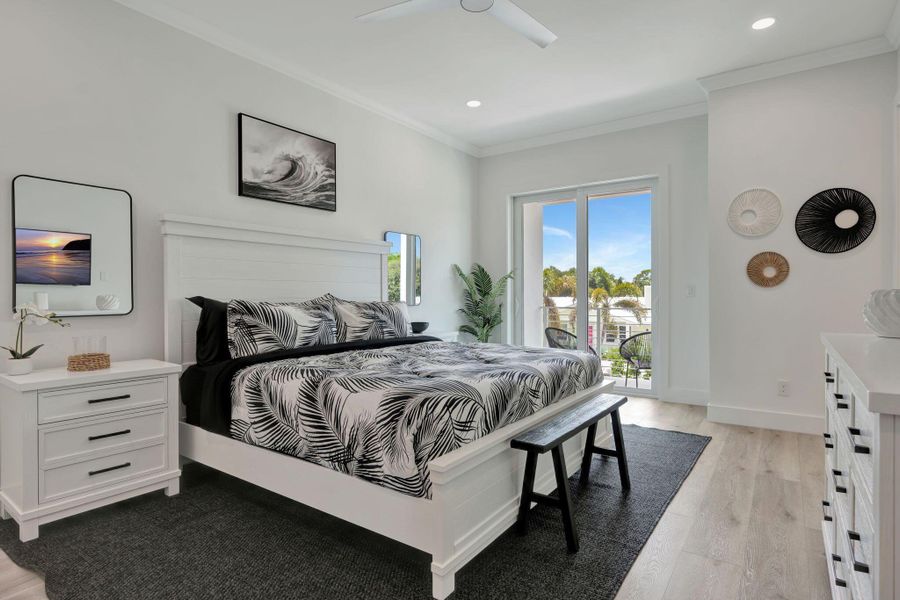 Furnished interior view inside a new home in , Stuart (Image 23).