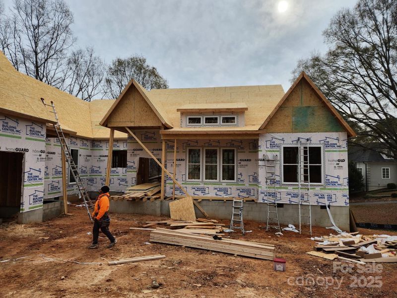 In-progress construction of a new home in , Monroe, NC (Image 8).