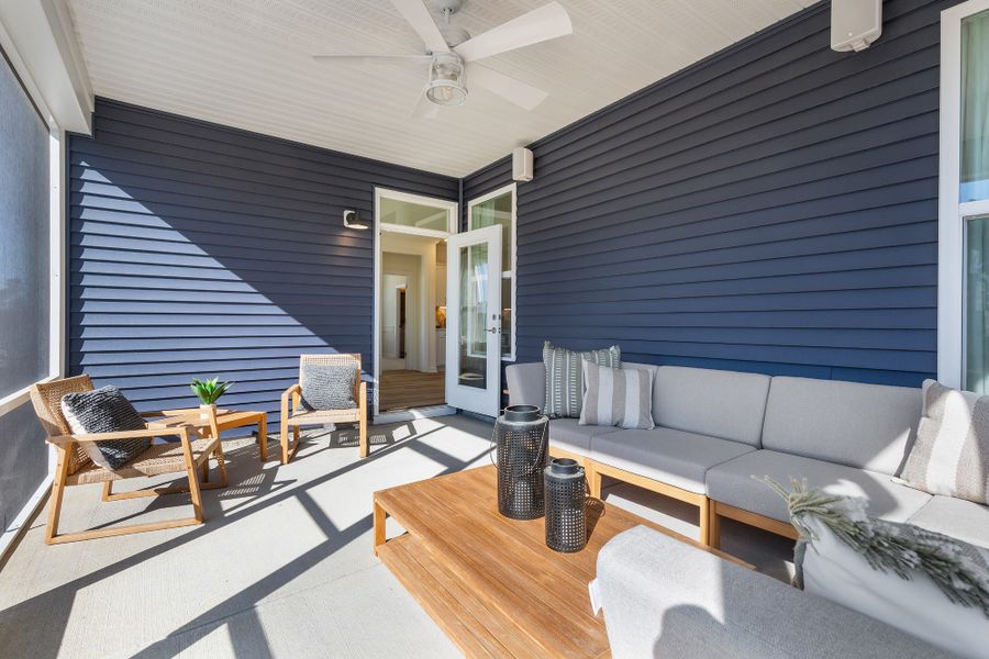 Representative exterior details of a home built from the The Seashore Multigen by Chesapeake Homes in Coastal Club of the Carolinas, Calabash (Image 3).