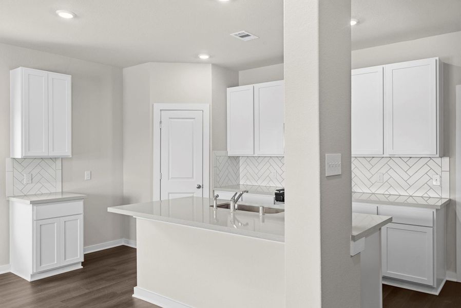 Furnished interior view inside a new home in Windrose Green, Angleton (Image 9).