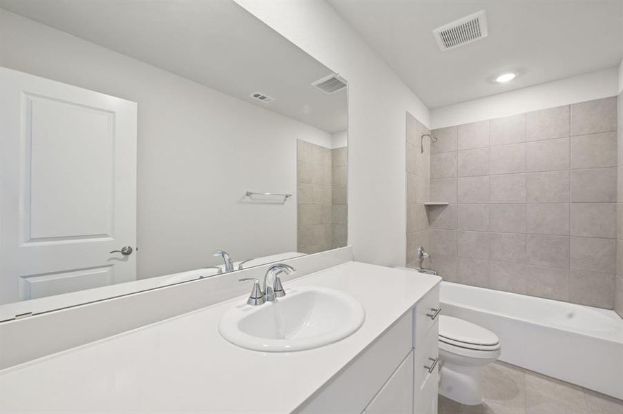 Photo is not of the actual home, but is an inspirational photo of builder’s model home and may depict options, furnishings, and/or decorator features that are not included.