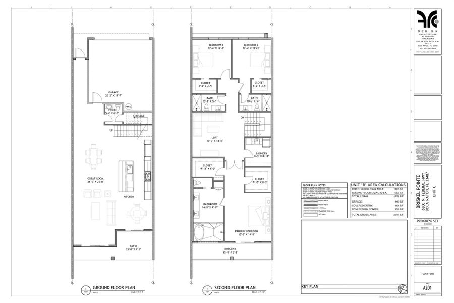 2D floor plan layout of this home in , Boca Raton, FL (Image 4).