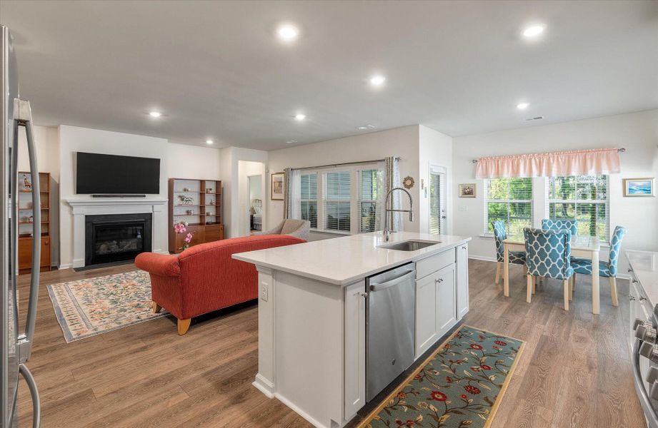 Furnished interior view inside a new home in Horizons at Summers Corner | 55+: The Legends, Summerville (Image 5). Furnished interior view inside a new home in Horizons at Summers Corner | 55+: The Legends, Summerville (Image 5).