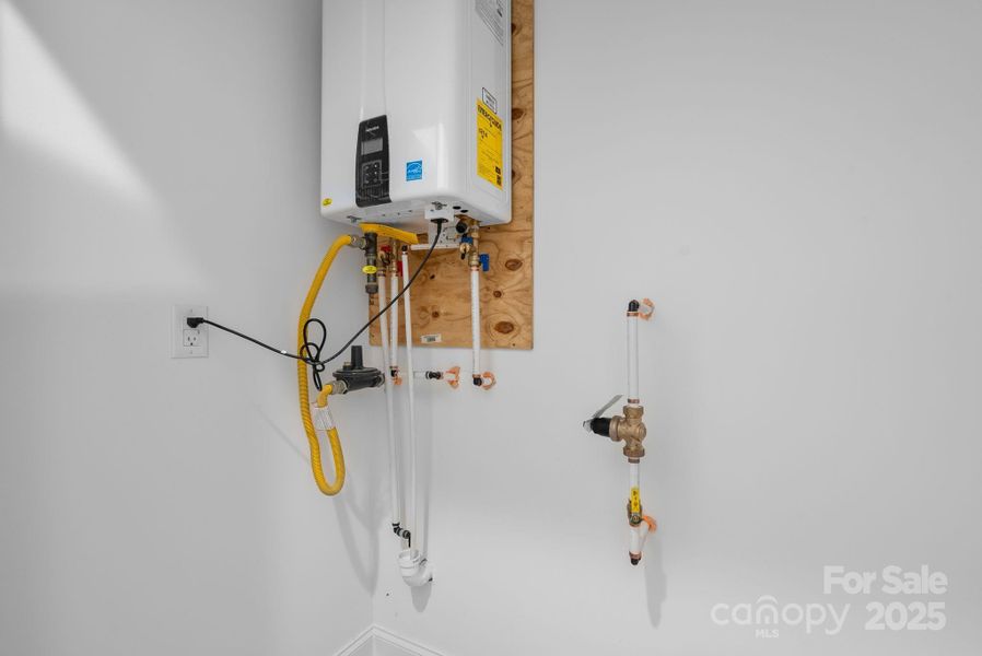 Close-up of interior finishes inside a home in , Asheville (Image 10).