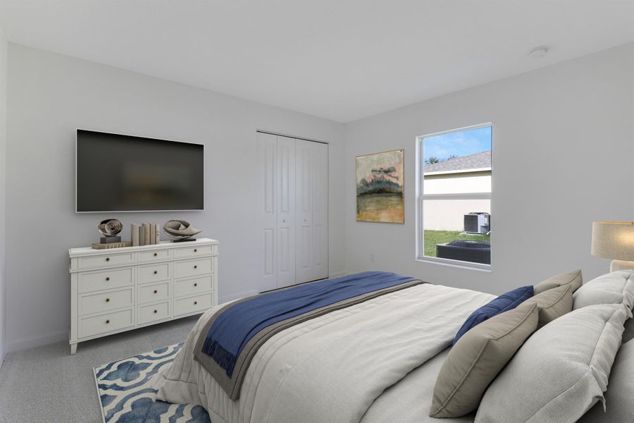 Furnished interior view inside a new home in , Port St. Lucie (Image 3).