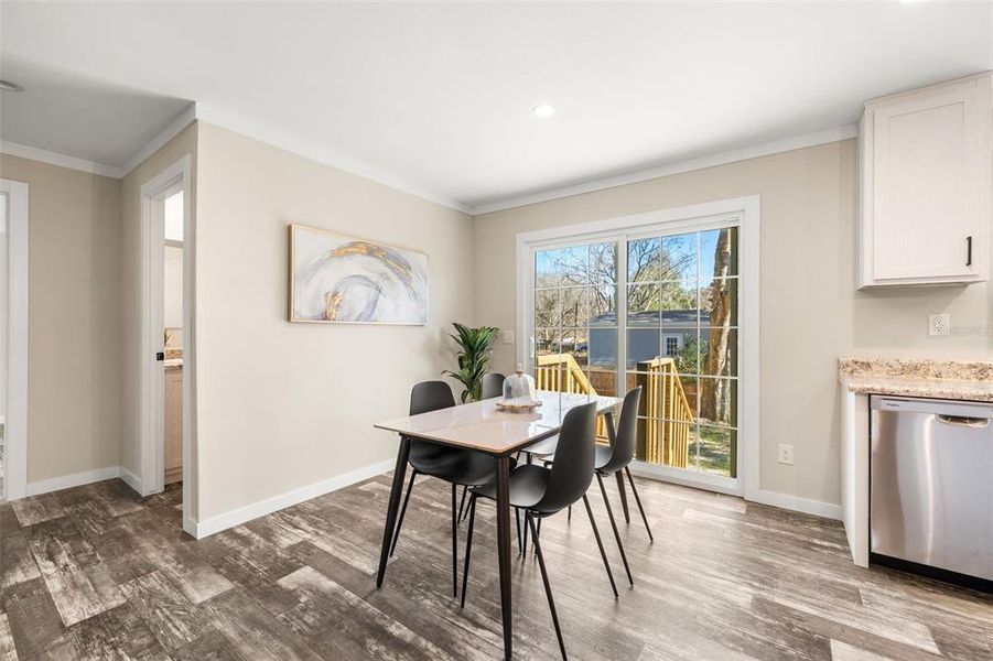 Furnished interior view inside a new home in , Gainesville (Image 9).