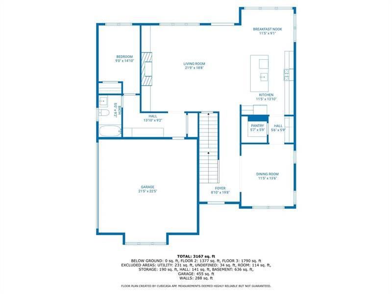 2D floor plan layout of this home in , Monroe, GA (Image 5).