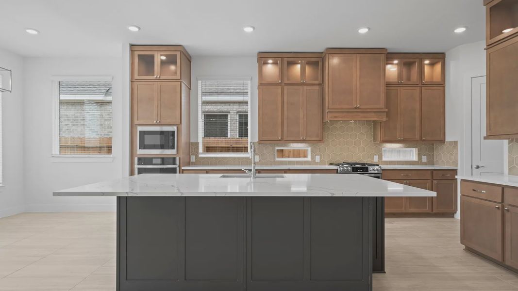 Furnished interior view inside a new home in Lakes of Cane Island, Katy (Image 5).