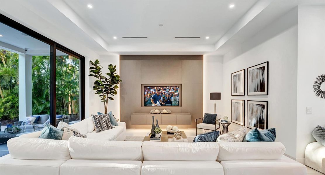 Furnished interior view inside a new home in , Boca Raton (Image 17).