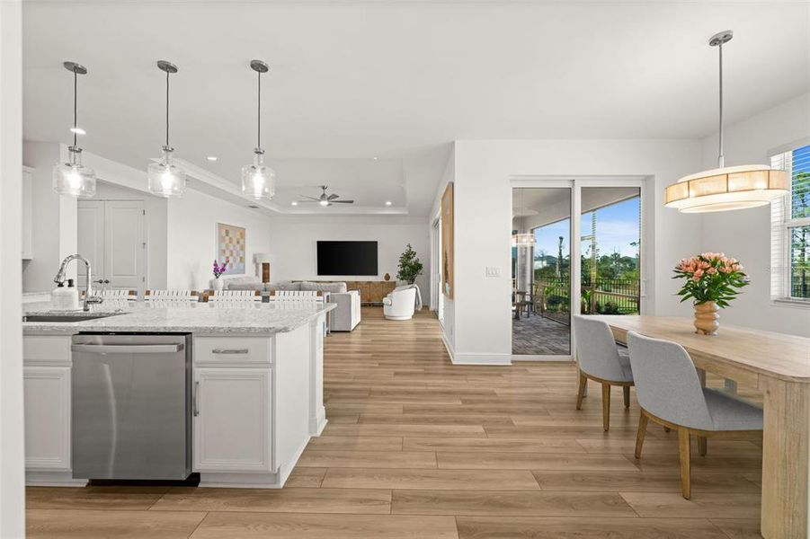 Furnished interior view inside a new home in , Punta Gorda (Image 24).