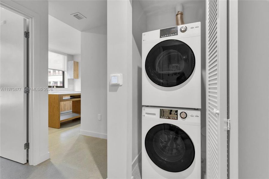 Furnished interior view inside a new home in , Miami (Image 18).