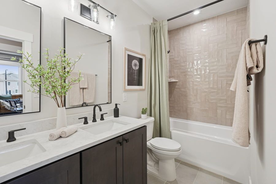 Representative furnished interior of a home built from the Mitchell by Tri Pointe Homes in Summit At Homestead, Chapel Hill (Image 15).