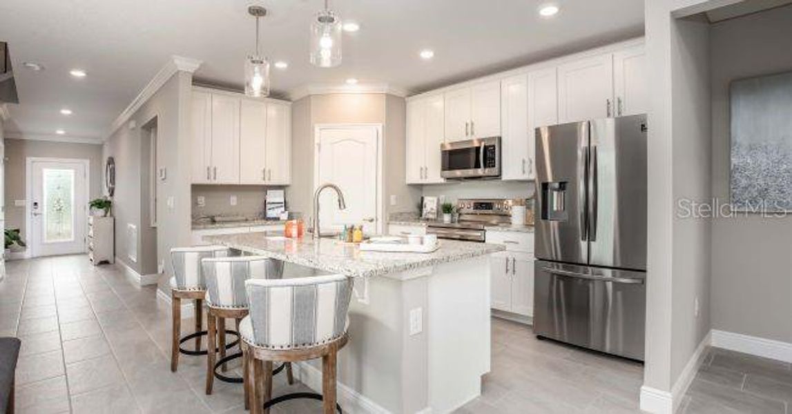 Furnished interior view inside a new home in Avalon Woods, Newberry (Image 17).