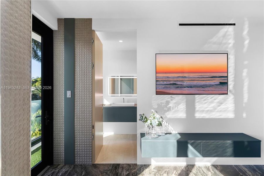 Furnished interior view inside a new home in , Fort Lauderdale (Image 31).