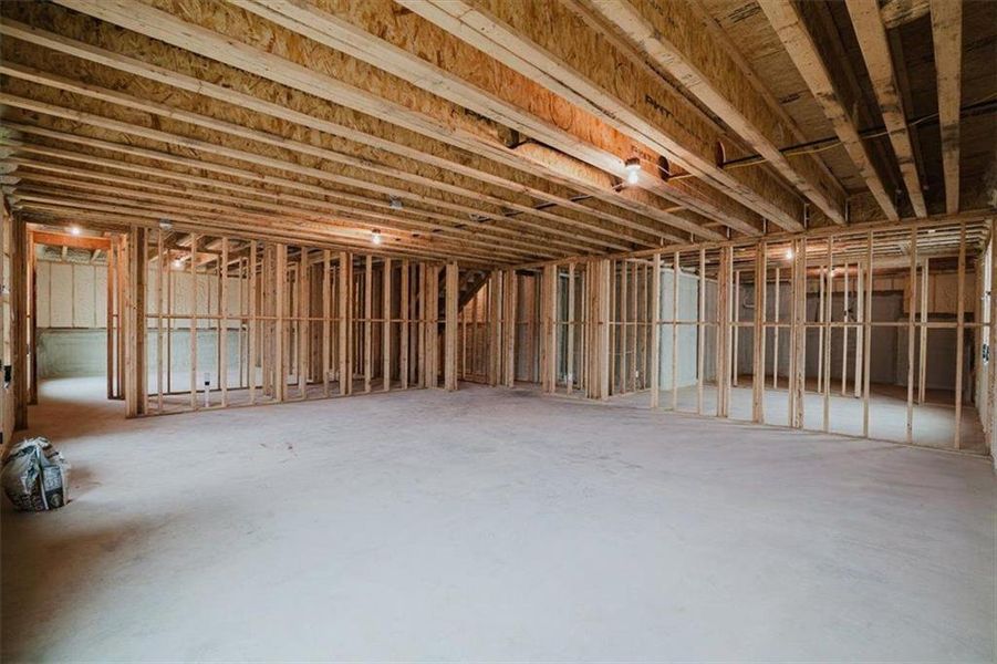 In-progress construction of a new home in Gardens at Arbor Springs, Newnan, GA (Image 28).