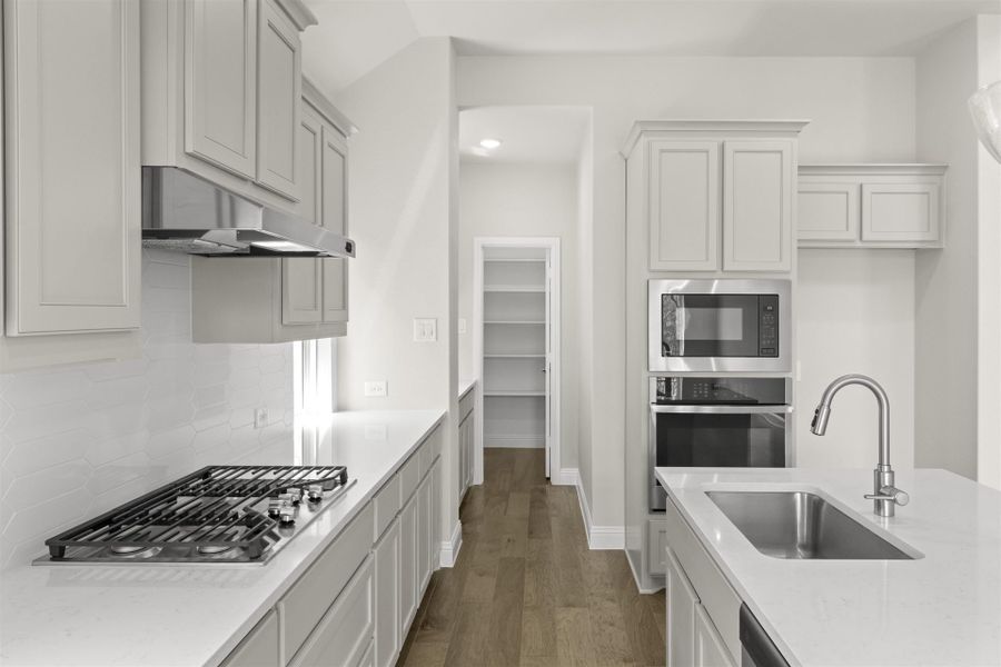 Furnished interior view inside a new home in Creekview Meadows, Pilot Point (Image 5).