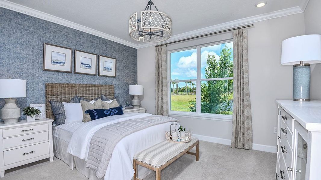 Furnished interior view inside a new home in Colbert Landings, Palm Coast (Image 19). Furnished interior view inside a new home in Colbert Landings, Palm Coast (Image 19).
