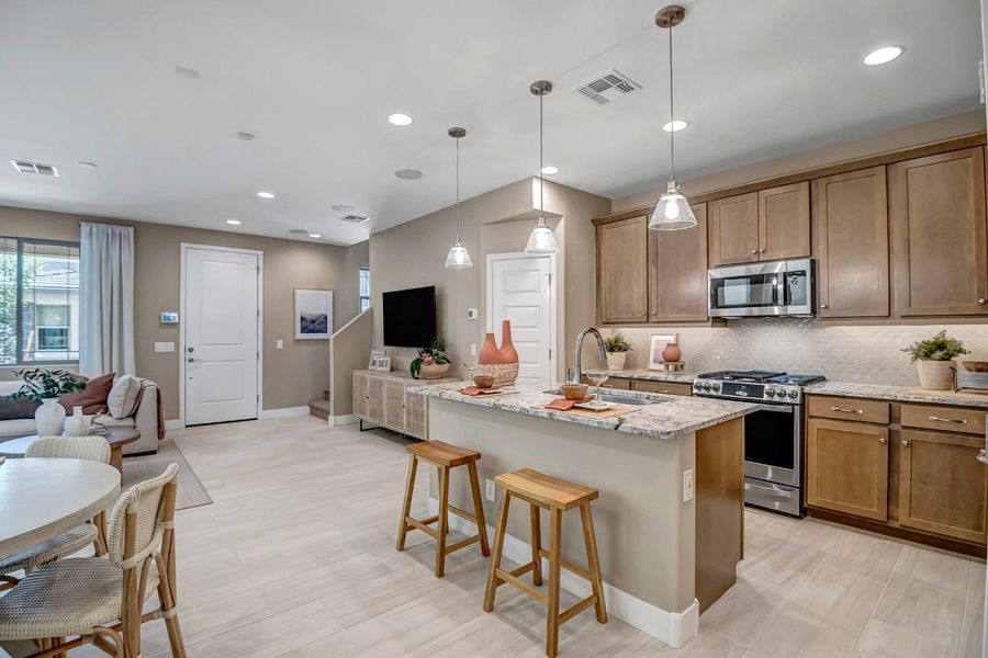 Furnished interior view inside a new home in Ironwood Villages at North Creek, Queen Creek (Image 11).