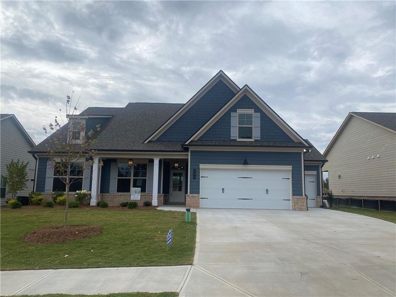Front exterior of a new home in , Jefferson, GA, highlighting curb appeal (Image 30).