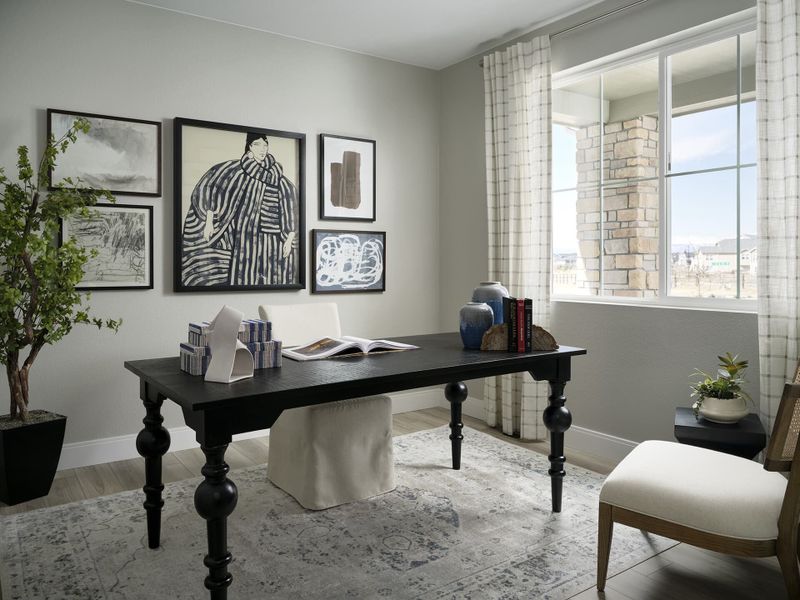 Furnished interior view inside a new home in Brighton Crossings, Brighton (Image 5).