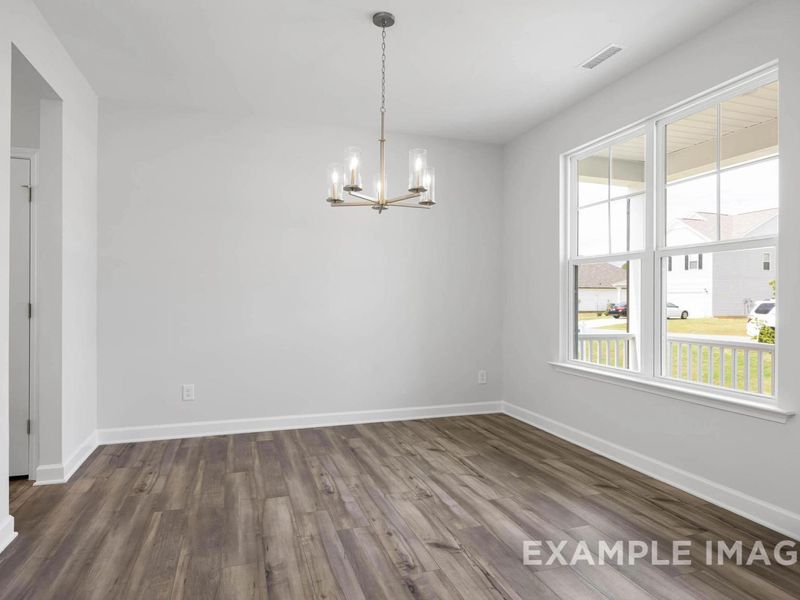 Spacious, unfurnished interior of a new home in Retreat at North Main, Lillington (Image 8).