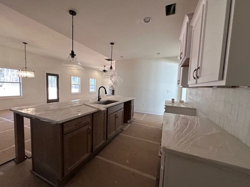 In-progress construction of a new home in Kimbell Acres, Pine Mountain, GA (Image 6).