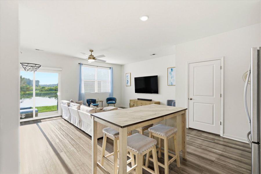 Furnished interior view inside a new home in , Summerville (Image 6). Furnished interior view inside a new home in , Summerville (Image 6).