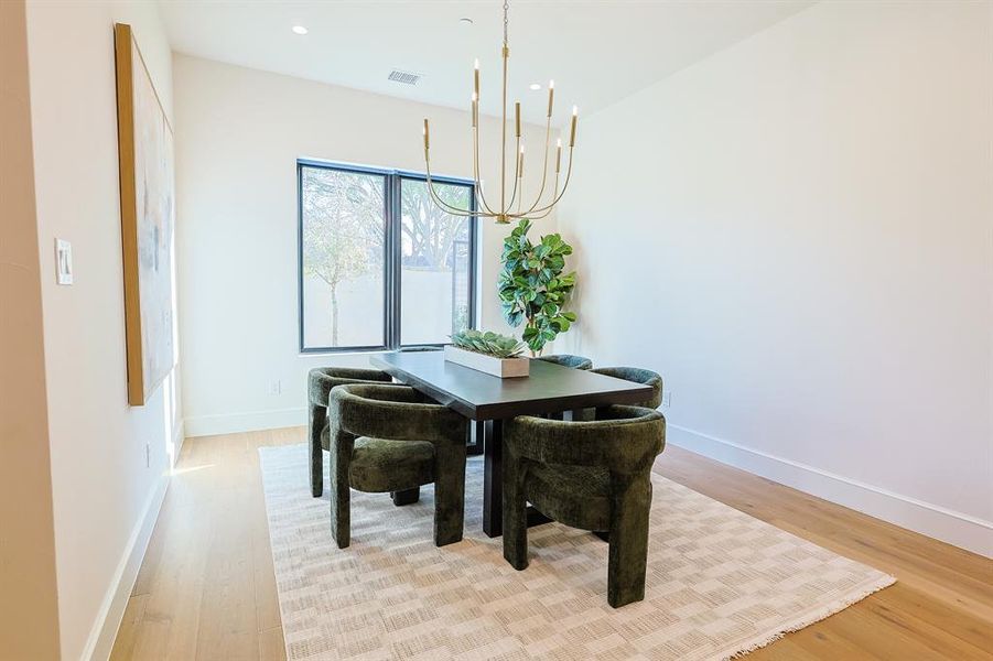 Furnished interior view inside a new home in Dove Station, Grapevine (Image 30).