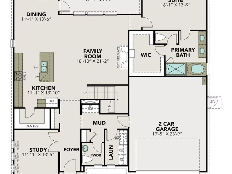2D floor plan layout of this home in Lago Mar, Texas City, TX (Image 5). 2D floor plan layout of this home in Lago Mar, Texas City, TX (Image 5).
