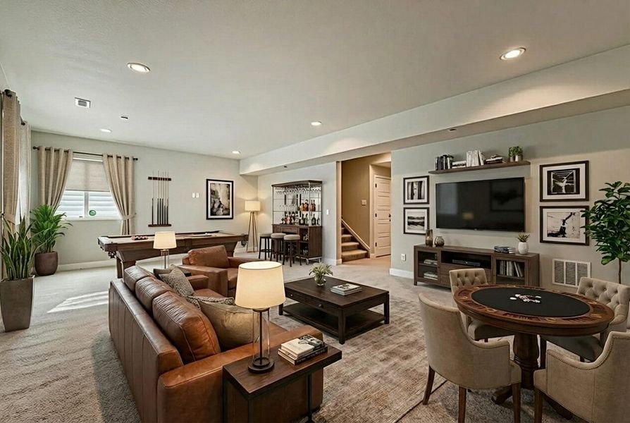 Furnished interior view inside a new home in Buffalo Highlands – Commerce City, Commerce City (Image 17).