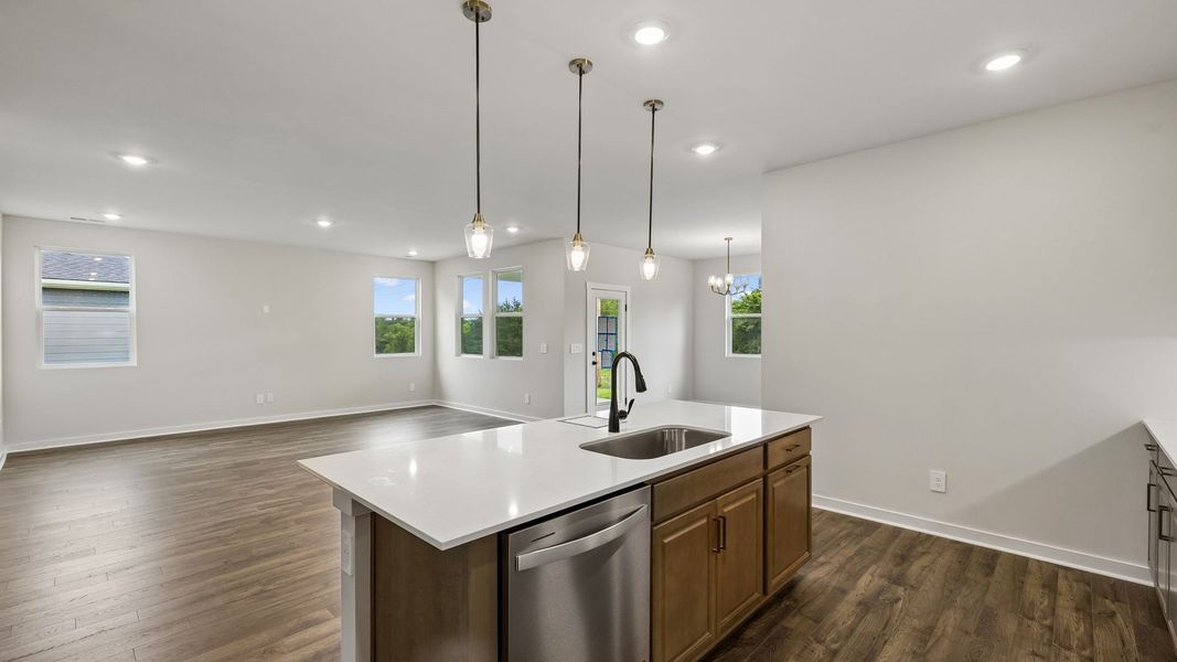Furnished interior view inside a new home in Reserve at Hickory Ridge, Columbia (Image 13).