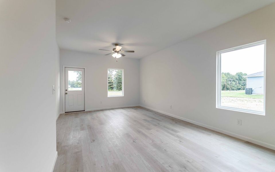 Spacious, unfurnished interior of a new home in Stonehenge, Manchester (Image 21).