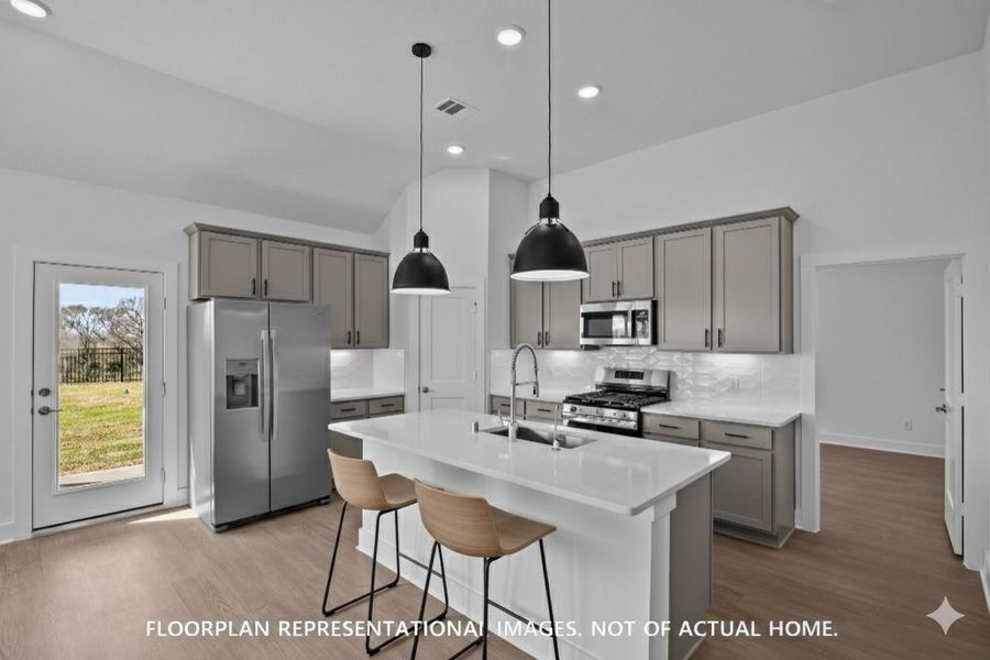 Furnished interior view inside a new home in Summerview, Fulshear (Image 5).