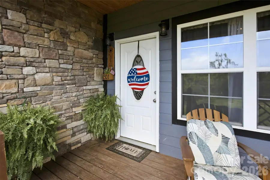 Exterior details and patio area of a home in , Old Fort (Image 25).