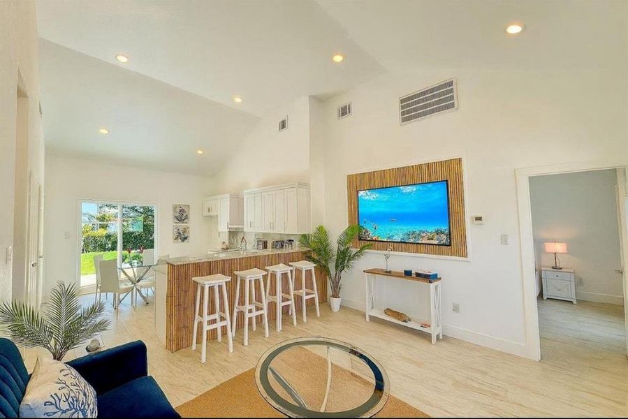 Furnished interior view inside a new home in , San Leon (Image 9).