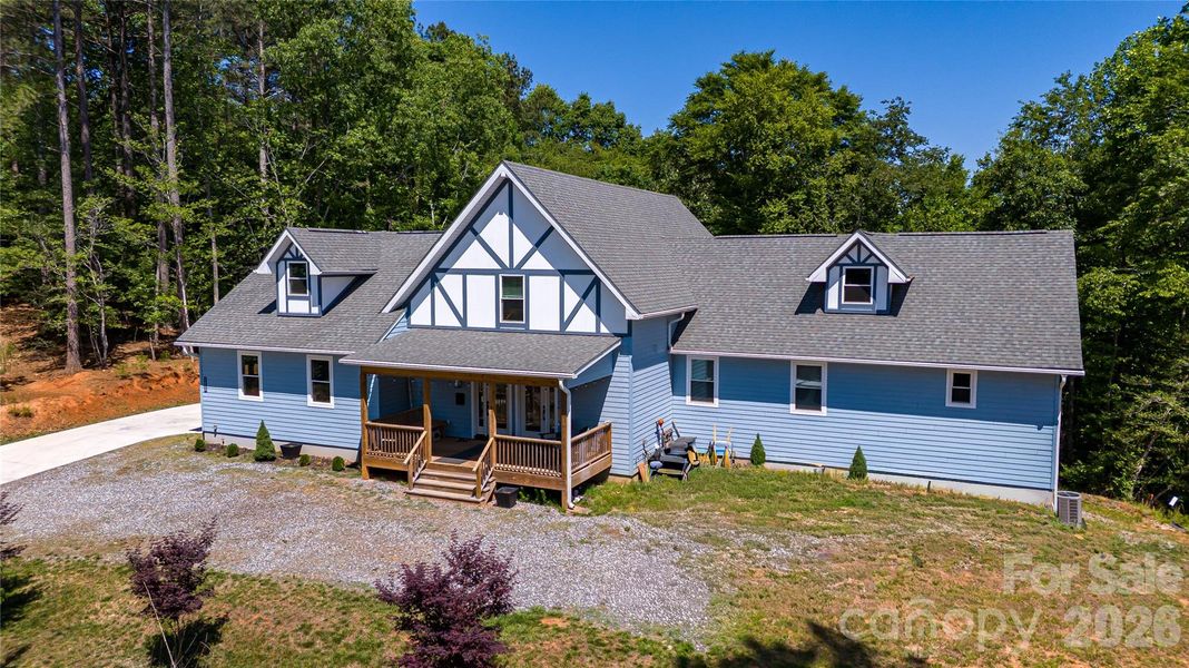 Front exterior of a new home in , Connelly Springs, NC, highlighting curb appeal (Image 22).